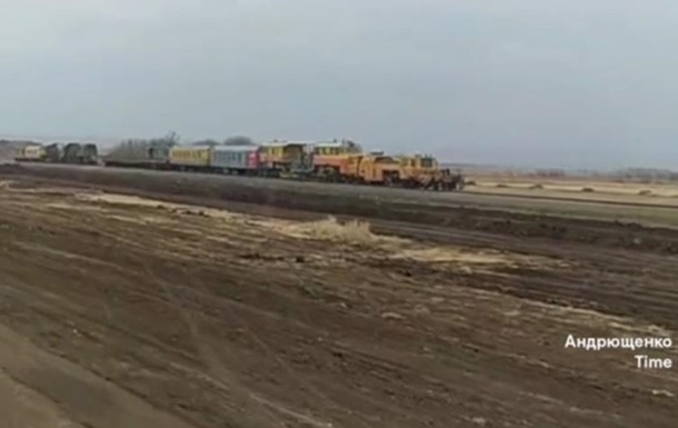 ГУР отреагировало на строительство россиянами железной дороги в Крым