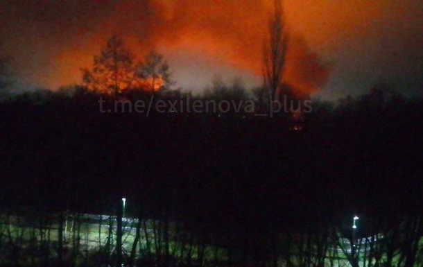 В Брянске раздавались взрывы и произошел пожар