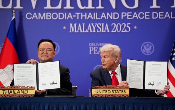 Таиланд и Камбоджа подписали мирное соглашение в присутствии Трампа
