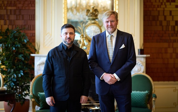 Зеленский встретился с королём Нидерландов