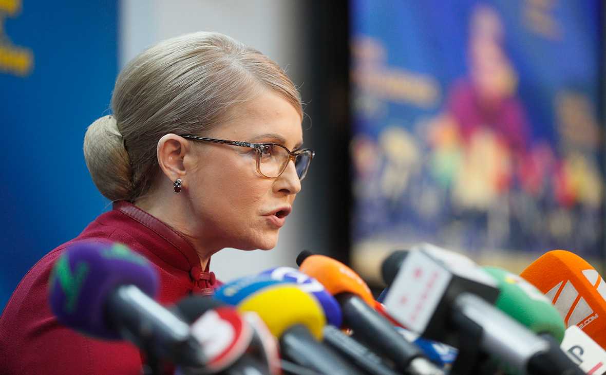 Тимошенко жестом показала, что ждет украинцев в наступившем году