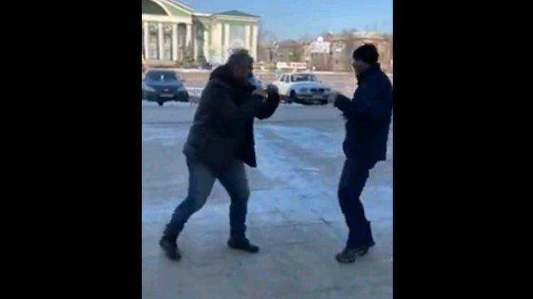 "Давай, девочка!" Появилось видео эпичной драки в Северодонецке помощника нардепа Богуцкой и депутата местного совета