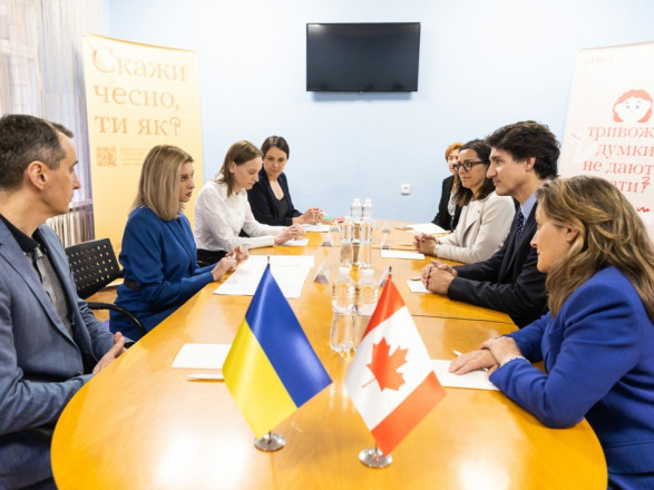 Первая леди Украины предложила премьеру Канады поддержать Всеукраинскую программу ментального здоровья