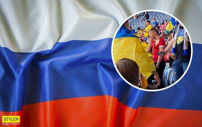 Побитий вболівальник з російським прапором на матчі Україна - Швеція пояснив витівку
