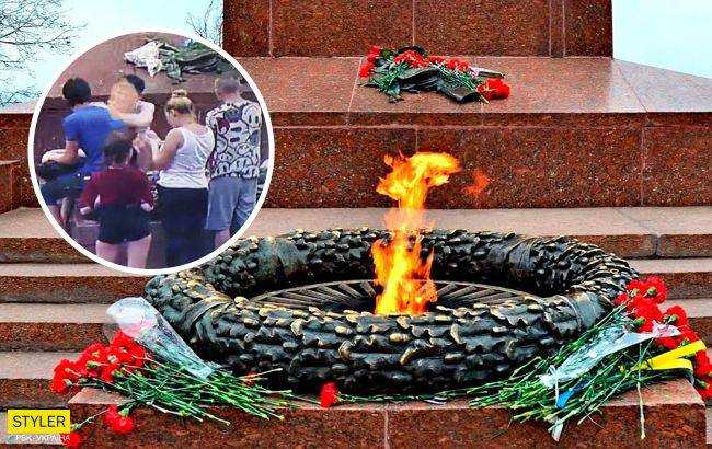 В Одесі люди організували пікнік з шашликами біля Вічного вогню