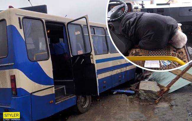 Выпрыгивали на ходу: под Днепром водитель школьного автобуса умер за рулем