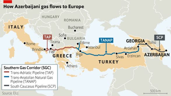 Европейские страны и Азербайджан договорились об увеличении поставок газа
