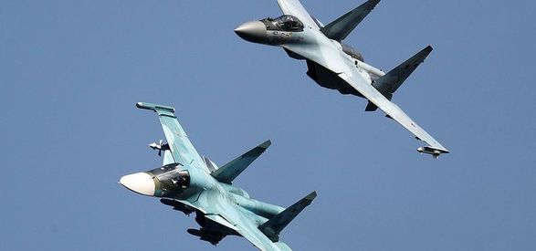 Украинские силы ПВО сбили российский самолет Су-35