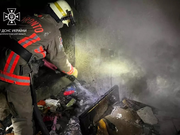 В Никополе во время пожара в квартире погиб ребенок