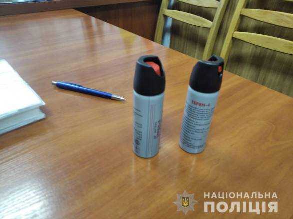 В Киевской области в школе 9-классники распылили газовые баллончики