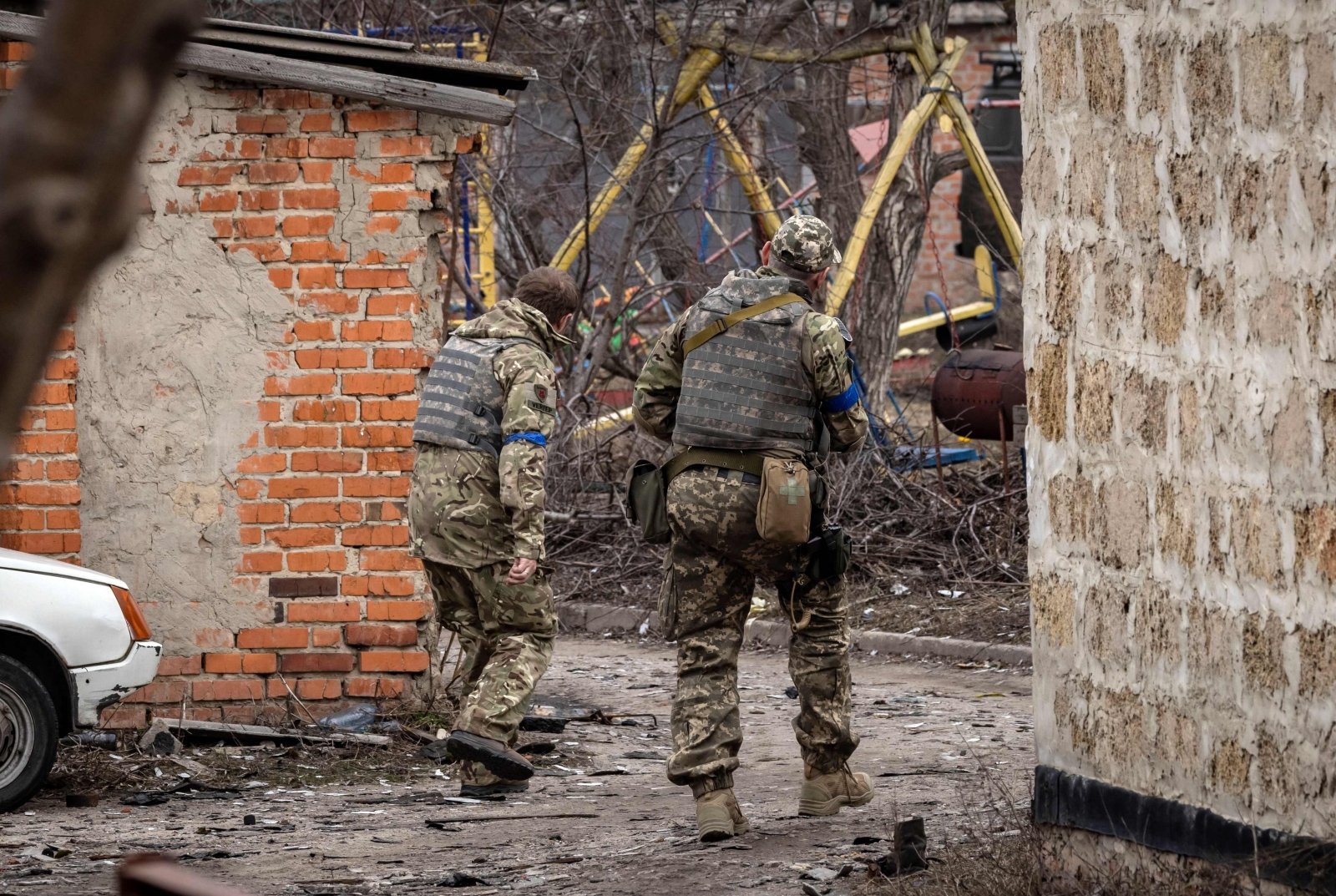 В Харьковской области оккупанты попали по пожарной части